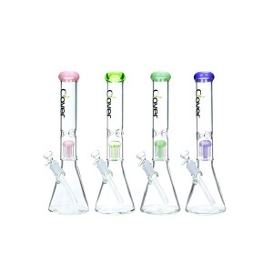 Clover Glass - 15.5" Tree Perc Water Pipe [WPA-243]